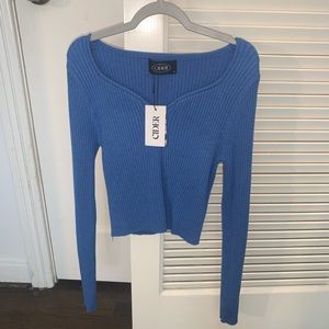 Cider cropped top